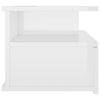 Floating Nightstands 2 pcs High Gloss White 40x31x27 cm Chipboard