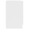 Bedside Cabinet White 38x35x56 cm Chipboard