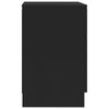 Bedside Cabinet Black 38x35x56 cm Chipboard