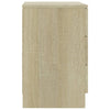 Bedside Cabinet Sonoma Oak 38x35x56 cm Chipboard