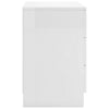 Bedside Cabinets 2 pcs High Gloss White 38x35x56 cm Chipboard