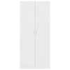 Wardrobe White 80x52x180 cm Engineered Wood