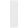 Wardrobe White 80x52x180 cm Engineered Wood