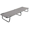alt="Folding Sun Lounger Grey Steel"