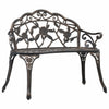 alt="Bistro Bench 100cm Bronze Cast Aluminium"