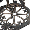 Bistro Bench 100cm Bronze Cast Aluminium