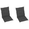 Garden Chair Cushions 2 pcs Anthracite 100x50x3 cm