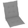 Garden Chair Cushions 4 pcs Grey 100x50x3 cm