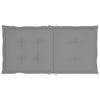 Garden Chair Cushions 4 pcs Grey 100x50x3 cm
