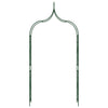 Garden Arch Dark Green 120x38x258 cm Iron