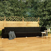 alt="4 Piece Garden Sofa Set with Cushions Poly Rattan Black"