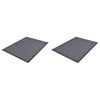 alt="PVC Door Mats 2 pcs Grey 90x60 cm"