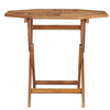Folding Garden Table 85x85x76 cm Solid Teak Wood