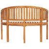 Banana Bench 120 cm Solid Teak Wood