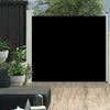 alt="Patio Retractable Side Awning 100x300 cm Black"