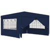 alt="Professional Party Tent with Side Walls 4x4 m Blue 90 g/m²"