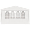Professional Party Tent with Side Walls 4x6 m White 90 g/m²