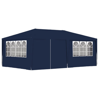 alt="Professional Party Tent with Side Walls 4x6 m Blue 90 g/m²"