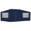 alt="Professional Party Tent with Side Walls 4x6 m Blue 90 g/m²"