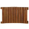 Sun Lounger with Cushion Solid Acacia Wood Dark Grey