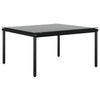 8 Piece Garden Lounge Set with Cushions Black PVC