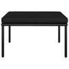 3 Piece Garden Lounge Set with Cushions Black PVC