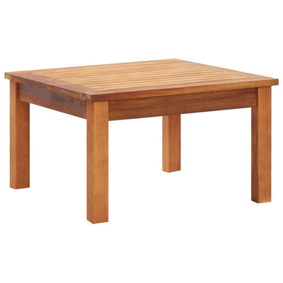 alt="Garden Coffee Table 60x60x36 cm Solid Acacia Wood"