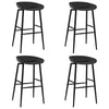 alt="Bar Chairs 4 pcs Black""
