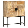 alt="Highboard 80x30x100 cm Solid Mango Wood"