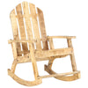 alt="Garden Rocking Chair Solid Mango Wood""
