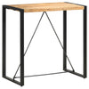 alt="Bar Table 110x60x110 cm Solid Mango Wood""