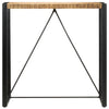 Bar Table 110x60x110 cm Solid Mango Wood