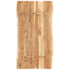 Table Top Solid Acacia Wood 120x(50-60)x3.8 cm