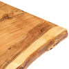 Table Top Solid Acacia Wood 120x(50-60)x3.8 cm