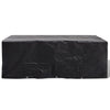 Garden Furniture Covers 2 pcs 8 Person Poly Rattan Set 10 Eyelets 229x113cm