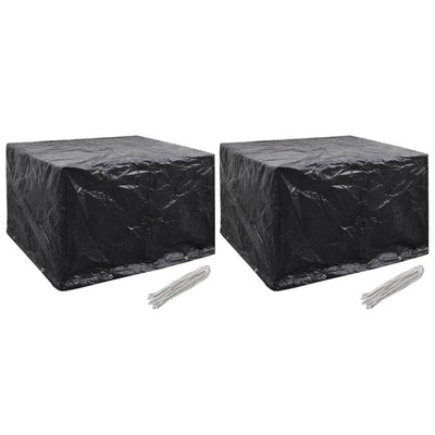 alt="Garden Furniture Covers 2 pcs 8 Eyelets 135x135x90 cm"
