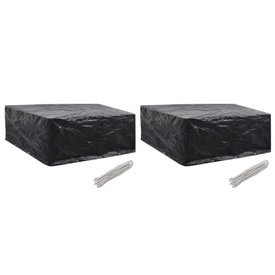 alt="Garden Furniture Covers 2 pcs 10 Eyelets 260x260x90 cm"