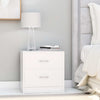 alt="Bedside Cabinets 2 pcs White 40x30x40 cm Chipboard"