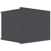 Bedside Cabinets 2 pcs Grey 40x30x30 cm Chipboard