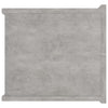 Bedside Cabinet Concrete Grey 40x30x30 cm Chipboard