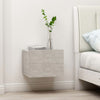 alt="Bedside Cabinet Concrete Grey 40x30x30 cm Chipboard"