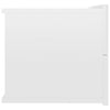 Bedside Cabinets 2 pcs High Gloss White 40x30x30 cm Chipboard