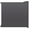 Bedside Cabinets 2 pcs High Gloss Grey 40x30x30 cm Chipboard