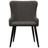 Dining Chairs 4 pcs Grey Velvet