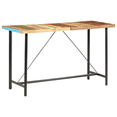 alt="Bar Table 180x70x107 cm Solid Reclaimed Wood"