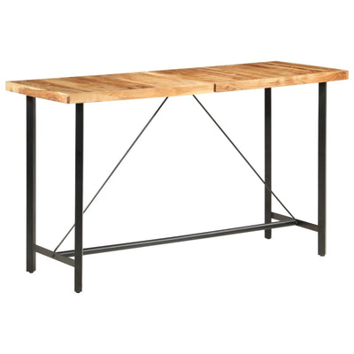 alt="Bar Table 180x70x107 cm Solid Acacia Wood"