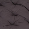 Pallet Floor Cushion Cotton 120x40x7 cm Anthracite