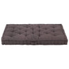 Pallet Floor Cushion Cotton 120x80x10 cm Anthracite