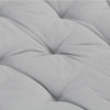 Pallet Floor Cushion Cotton 120x80x10 cm Grey