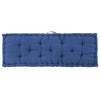 Pallet Floor Cushion Cotton 120x40x7 cm Light Blue